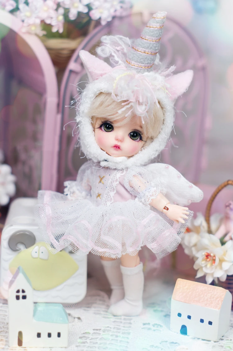 1/8 SD BJD Кукла Одежда Единорог Платье Костюм для 1/8 BJD куклы Подарки для детей