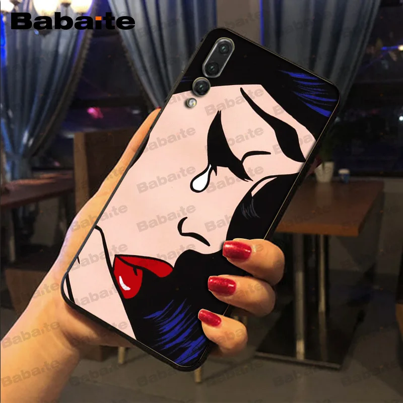Vintage Pop Art Crying Girl