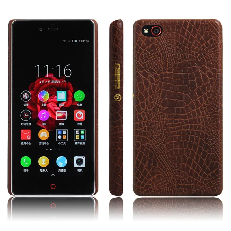 Чехол для телефона ZTE Nubia Z9 Mini роскошный защитный чехол из крокодиловой кожи