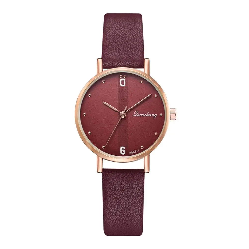 Парные часы для влюбленных Модные Кожаные Парные часы Уникальный дизайн для женщин и мужчин Повседневное платье часы Reloj Pareja Hombre Y Mujer - Цвет: Red-SMALL