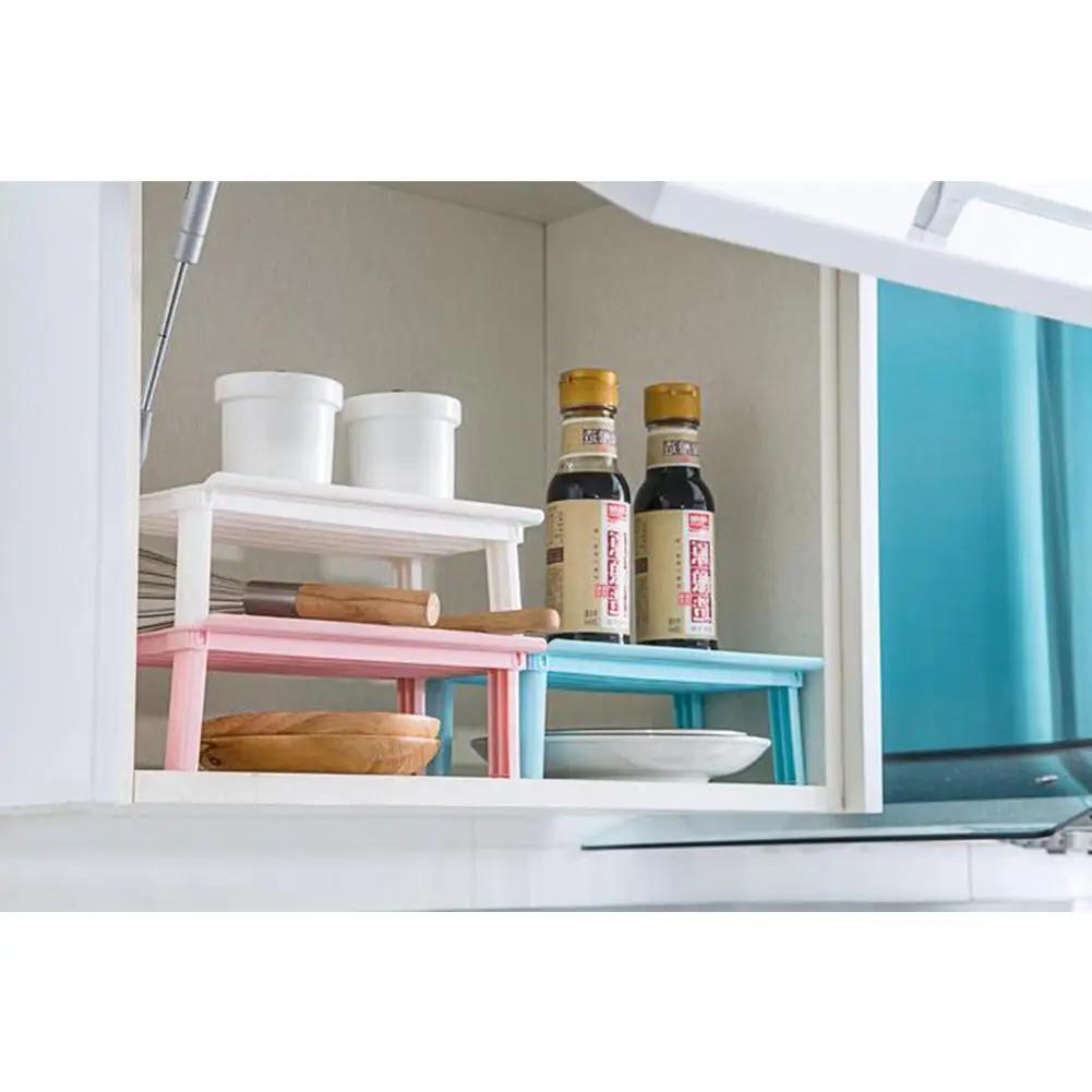 Пластиковая Складная стойка, полка для хранения приправ, стойка для кухонные миски, сушилка для посуды, компактный органайзер для холодильника Держатели