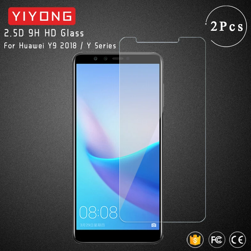 

YIYONG 2.5D Screen Glass For Huawei Y5 Y6 Y7 Prime Y9 2018 Tempered Glass Screen Protector For Huawei Y7 Y9 2019 Enjoy 9 s Glass