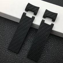 Фирменное Качество 22x20 мм ныряльщик и морской водонепроницаемый силиконовый резиновый ремешок для наручных часов ремешок для Ulysse Nardin ремень инструменты