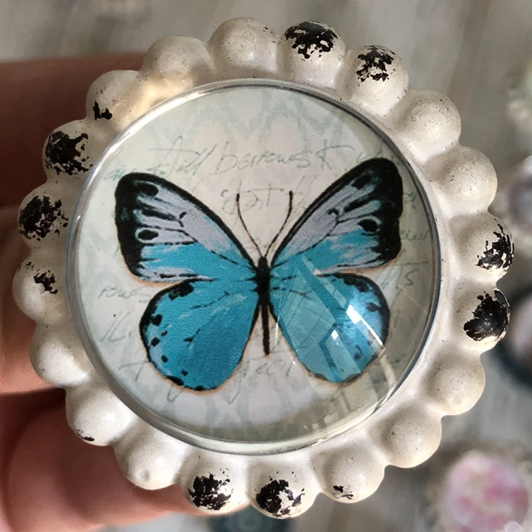 لطيف الكريستال والزجاج مقبض خمر الرجعية فراشة الأثاث خزانة درج الأطفال غرفة باب سحب مقبض حفرة واحدة لطيف الكريستال والزجاج مقبض خمر الرجعية فراشة الأثاث خزانة درج الأطفال غرفة باب سحب مقبض حفرة واحدة