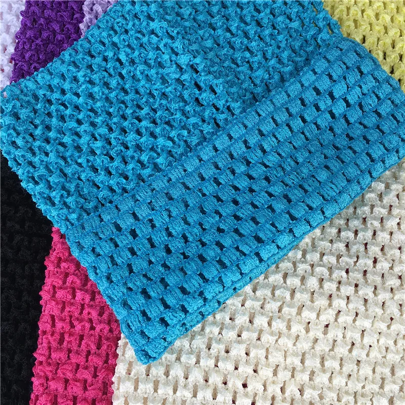

Elastic Fabric Sewing Accessories Baby Headband 15X15cm DIY Tulle Spool Tutu Crochet Chest Wrap Tube Apparel Supplies Girl Skirt