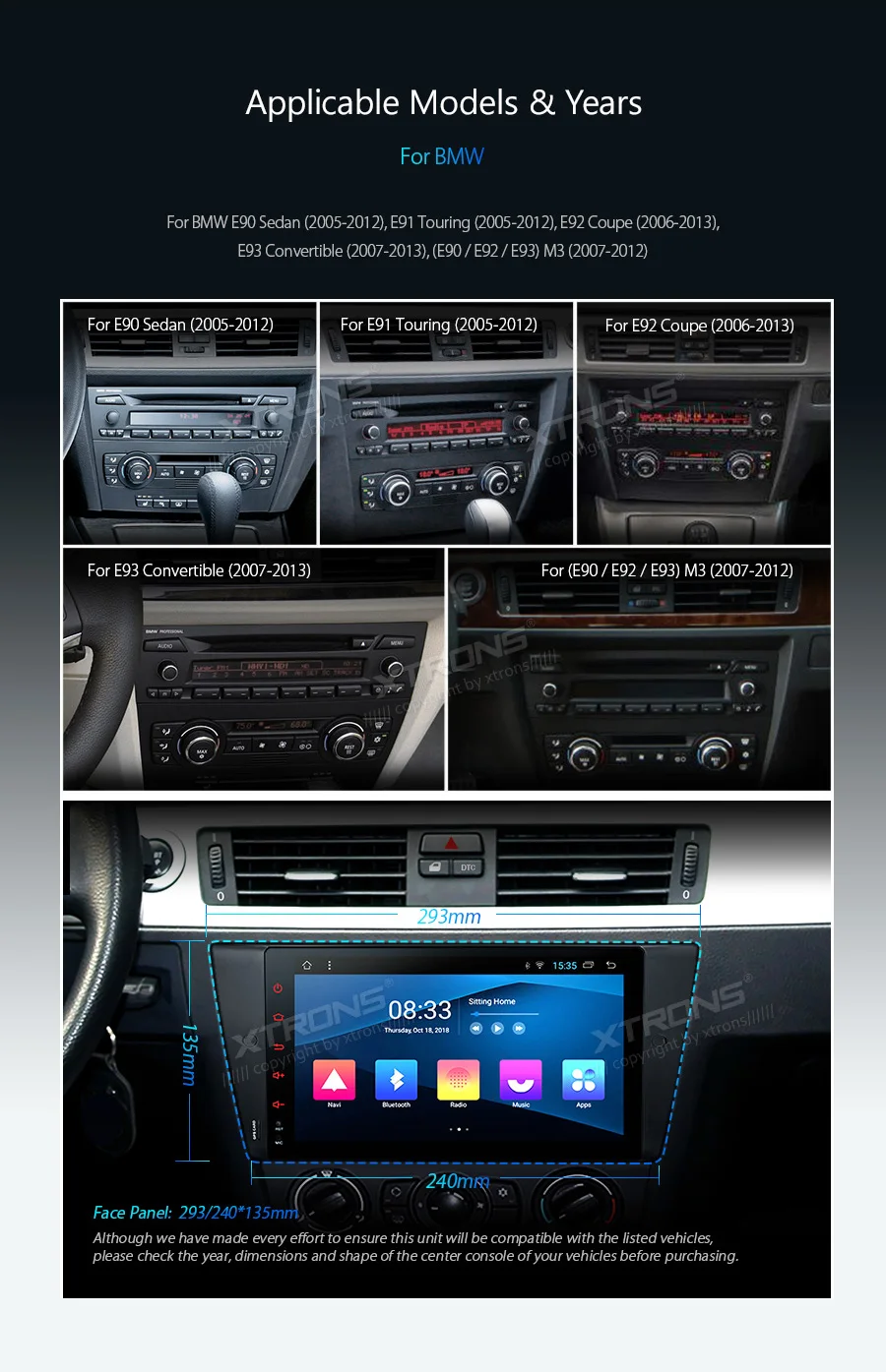 Cheap XTRONS 9" Android 8.1 16GB ROM car Multimedia System GPS Navigation for BMW E90 /E91/ E93 2005-2012 RCA TPMS DVR NO DVD 2 Cheap XTRONS 9" Android 8.1 16GB ROM car Multimedia System GPS Navigation for BMW E90 /E91/ E93 2005-2012 RCA TPMS DVR NO DVD 2