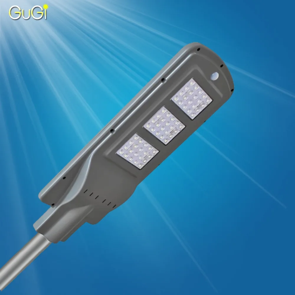 

4pcs GUGI 40W 60W LED Solar Street Light Outdoor lighting Motion Sensor Waterproof Garden Light For Path Wall Smart Solar Lamp