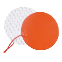 Круглый 140 мм 12V 100W с 3 м PSA NTC 100 к термистор силиконовый нагреватель кровать грелка для 3D-принтеры