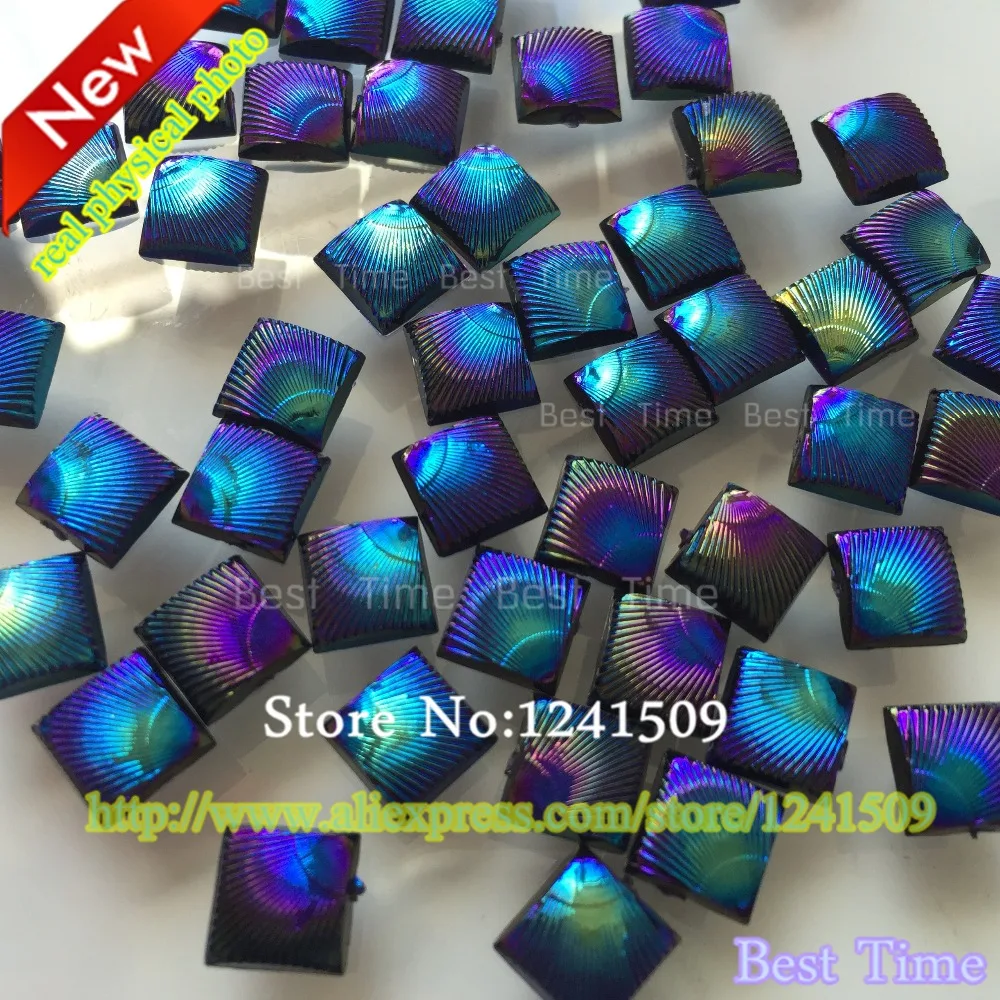 New Products Square Shell Shape Acrylic Black Color 8m 50pcs Sewing Garment Accessories Shoes Bag Hats Toys jewelry | Дом и сад