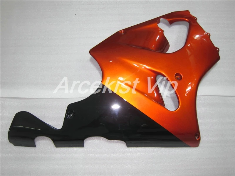 ABS Обтекатели комплект подходит для kawasaki Ninja ZX7R 7R 1996-2003 1997 1998 1999 2000 2001 2002 ZX-7R 7R свободный изготовленный на заказ orange Черный FR