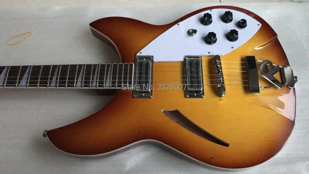 

best price guitar;330 model in fireglo color; 6 strings model;dual outputs;free shipping