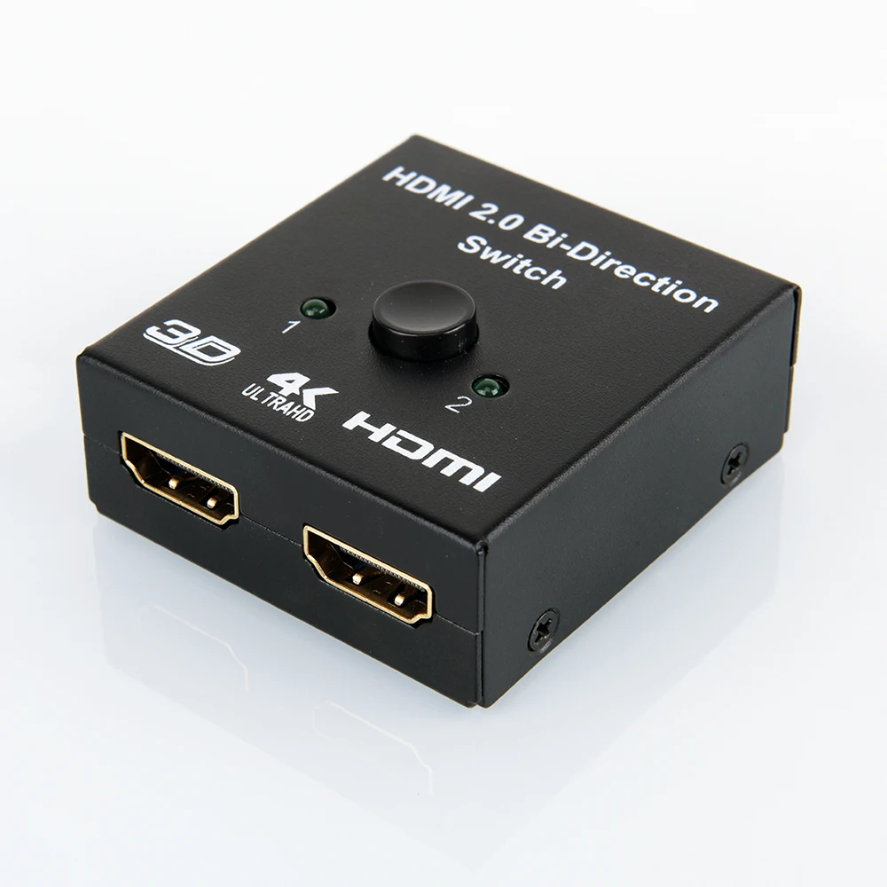 HDMI 2 0 Коммутатор Би переключатель направления 1080 p K x 4 3D коммутатор 2X1 или 1X2 для HDTV