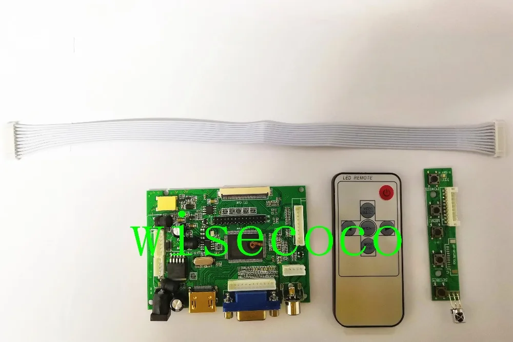 

LVDS Controller VS-TY2662-V1 LCD TTL HDMI VGA 2AV 50PIN for AT070TN90 92 94 Support Automatically Driver Board