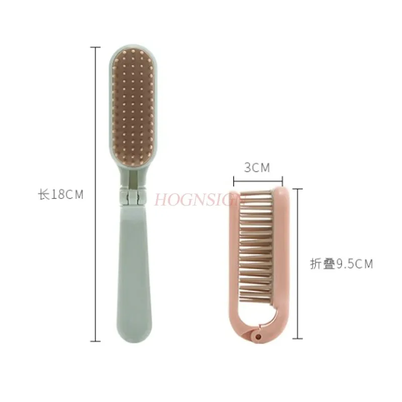 Travel Collapsible Plastic Small Comb Portable Portable Straight Hair Dual-use Straight Hair Comb Curly Thickening Sale