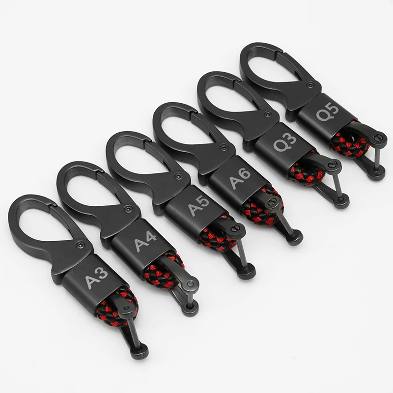 

Metal Car Logo Keychain Key Ring Key Holder Key Fob For Audi A3 A4 A5 A6 A7 Q3 Q5 Q7 S5 S6 S3 S4 RS B6 B7 B8 TT Auto Accessories