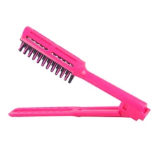 Жаропрочных V гребень для салона DIY волосы прямые гребень Профессиональный Парикмахерские Инструменты салон Blow прямо парикмахерские гребень