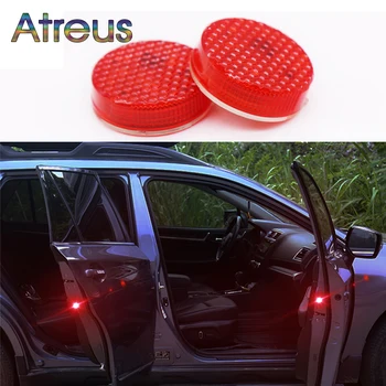 

Atreus 2pcs Car Styling Door Strobe Warning Light for BMW E36 F30 F10 X5 E53 E34 E30 F20 E70 Mini Cooper Lada Saab Accessories