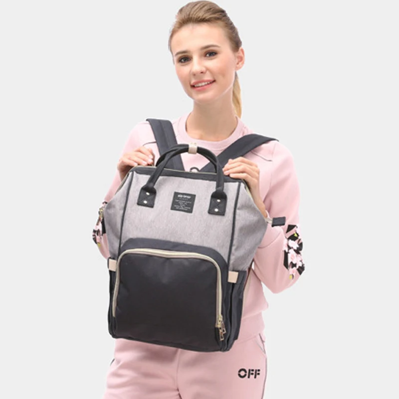 

4 pieces/kit Multifunctional Diaper Bag Large Capacity Nappy Bags Mom Mummy Bolsa Maternity Travel Backpack Baby Care