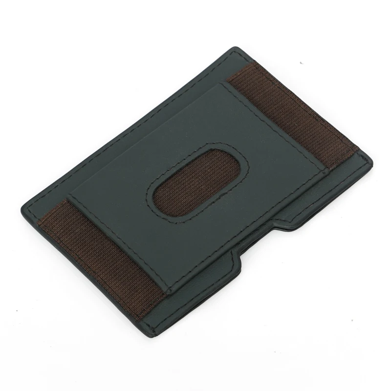 Super Slim Soft Wallet 100% Sheepskin Genuine Leather Mini Credit Card Wallet Purse Card Holders Men Wallet Thin Small (13)
