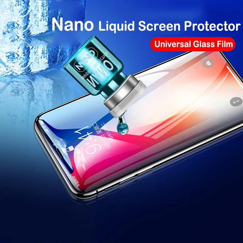 4 мл нано жидкое стекло протектор экрана олеофобное покрытие пленка универсальная для iPhone X XS 6 7 8 huawei Xiaomi mate 20 Pro Lite