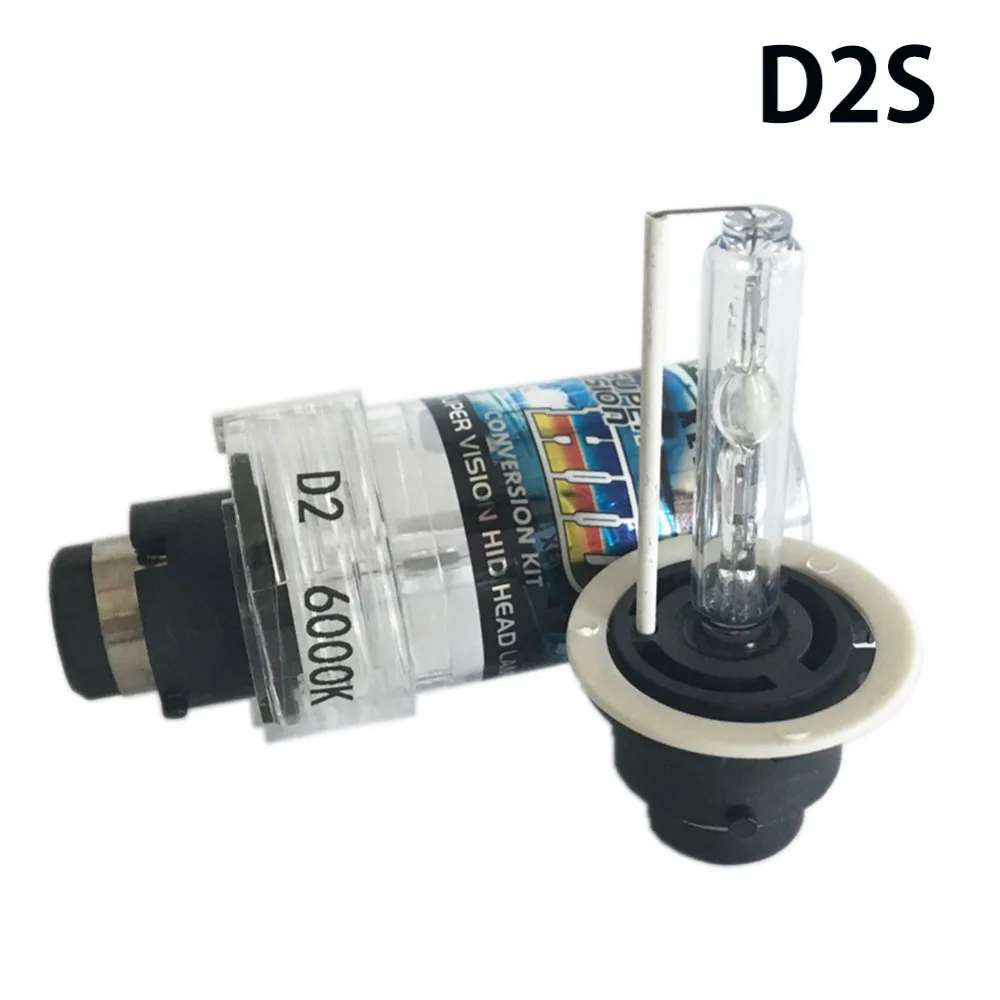 Ксеноновая лампа D2S 2 шт. 12 в перем. Тока 55 Вт 4300K 5000K 6000K 8000K ксеноновая сменная d2s d2c