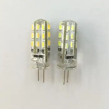 

New 10pcs/Lot 1.5W G4 Base 24 LED Bulb Lamp High Power SMD3014 DC 12V White/Warm White Light 360 Degrees Beam Angle