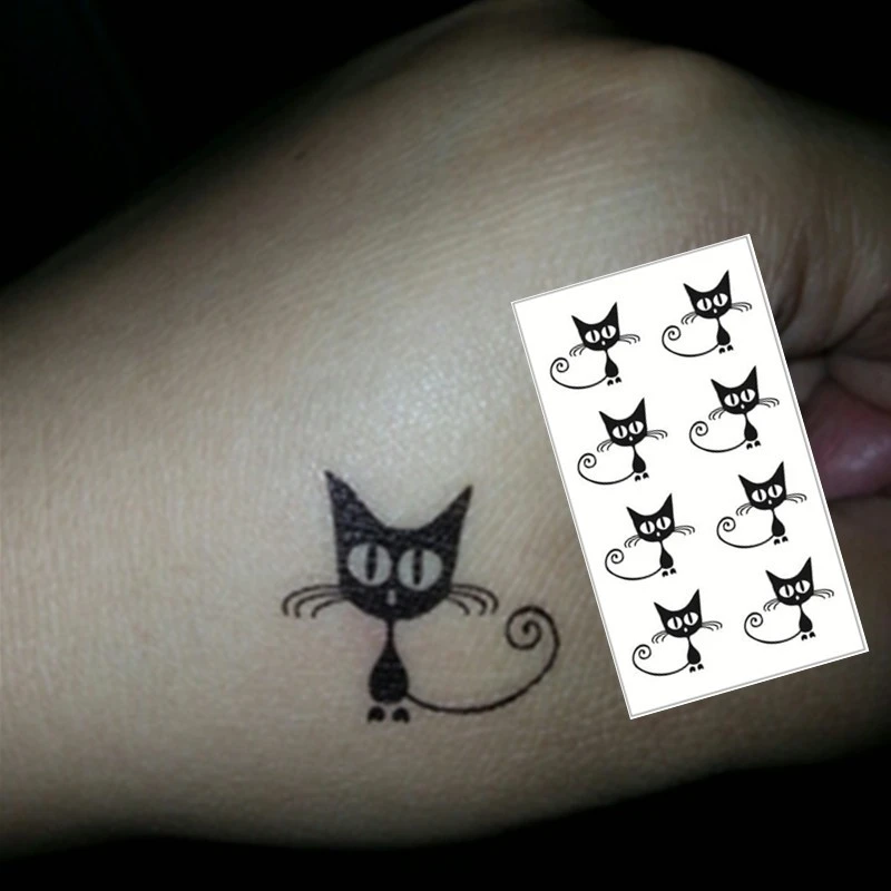 Shnapign 25 Style Mini Tatouage Temporaire Art Corporel Conceptions De Chat Persan Autocollant De Tatouage Flash Garder 3 5 Jours Etanche 10 5 6cm Aliexpress