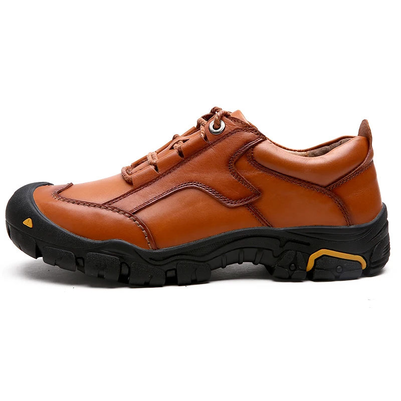 Souple En Cuir Véritable Boot Casual Marche Cheville Printemps brown Hommes 2019 Black Automne Chaussures De Bottes Clax H76SO