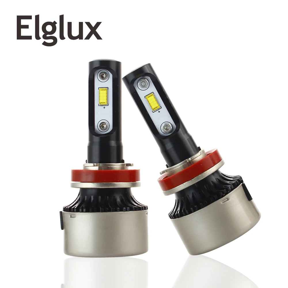 

Elglux 2 Year Warranty 12000LM 12V H7 H4 Led Car Headlight 6000K 90W Korea 1860 Chips Mini Auto Bulbs Spot Light