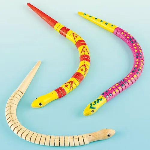 toy wooden snake