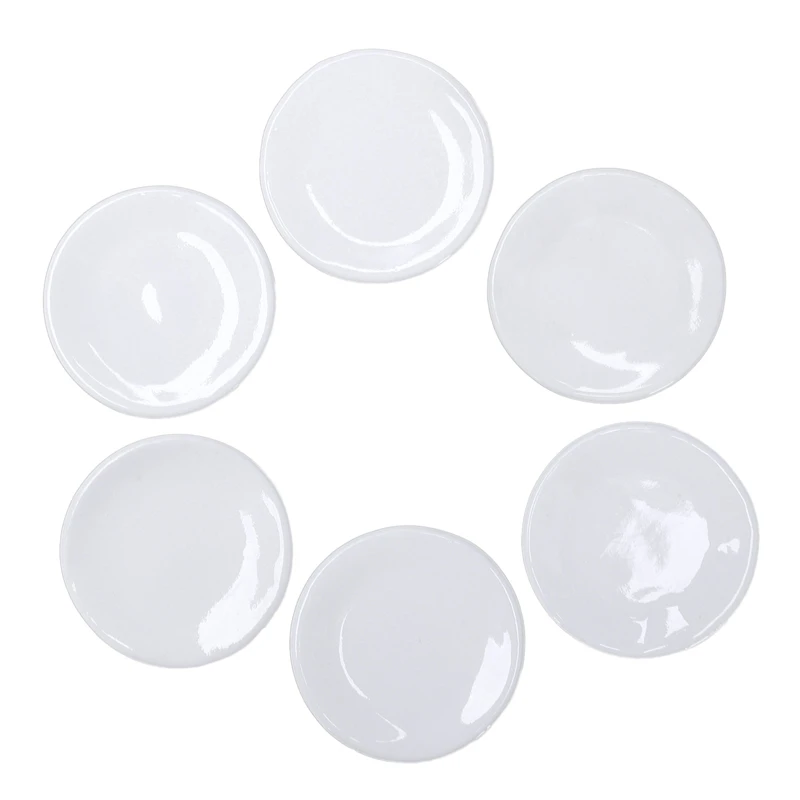 

5x 1:12 doll house mini ceramic dish white mini food scene model doll house accessories #1
