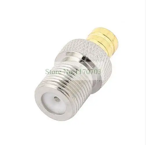 

10 pcs RF coaxial coax adapter SMB female/Male to F female Connector Plug