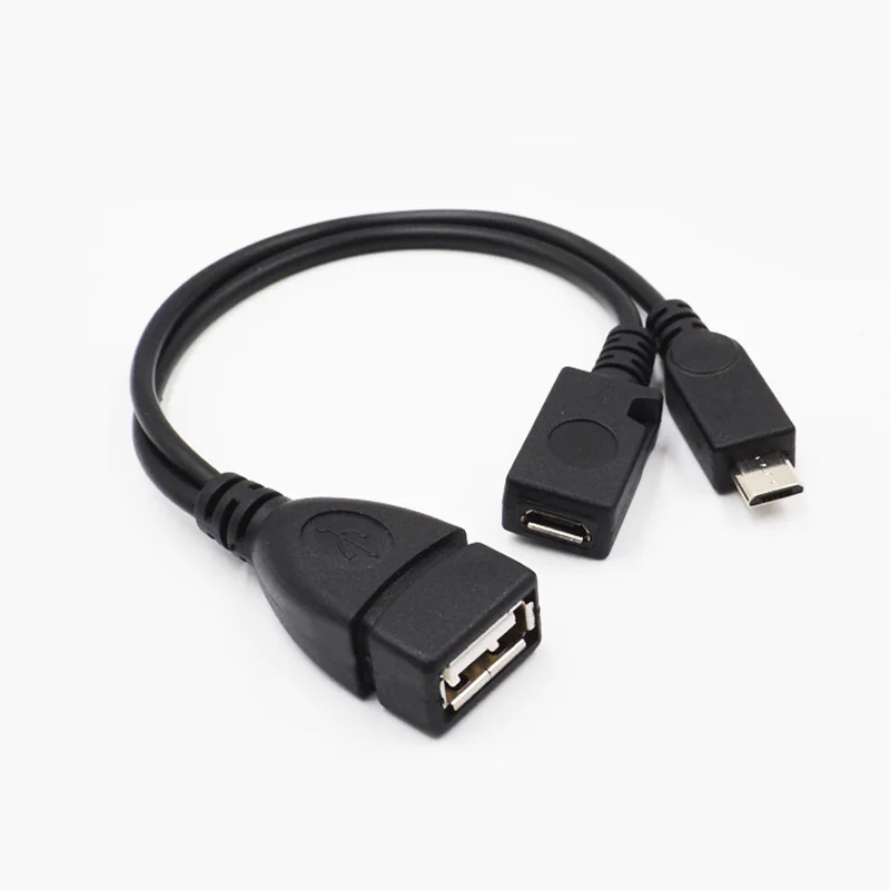 USB Type A Female to Micro Male Host OTG с Y Cable IJS998| |
