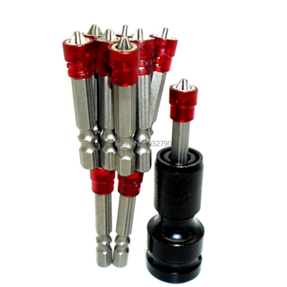 10pc Drywall Screwdriver Bits 1/4" Hex 50mm Dimpler Drill Bits Driver