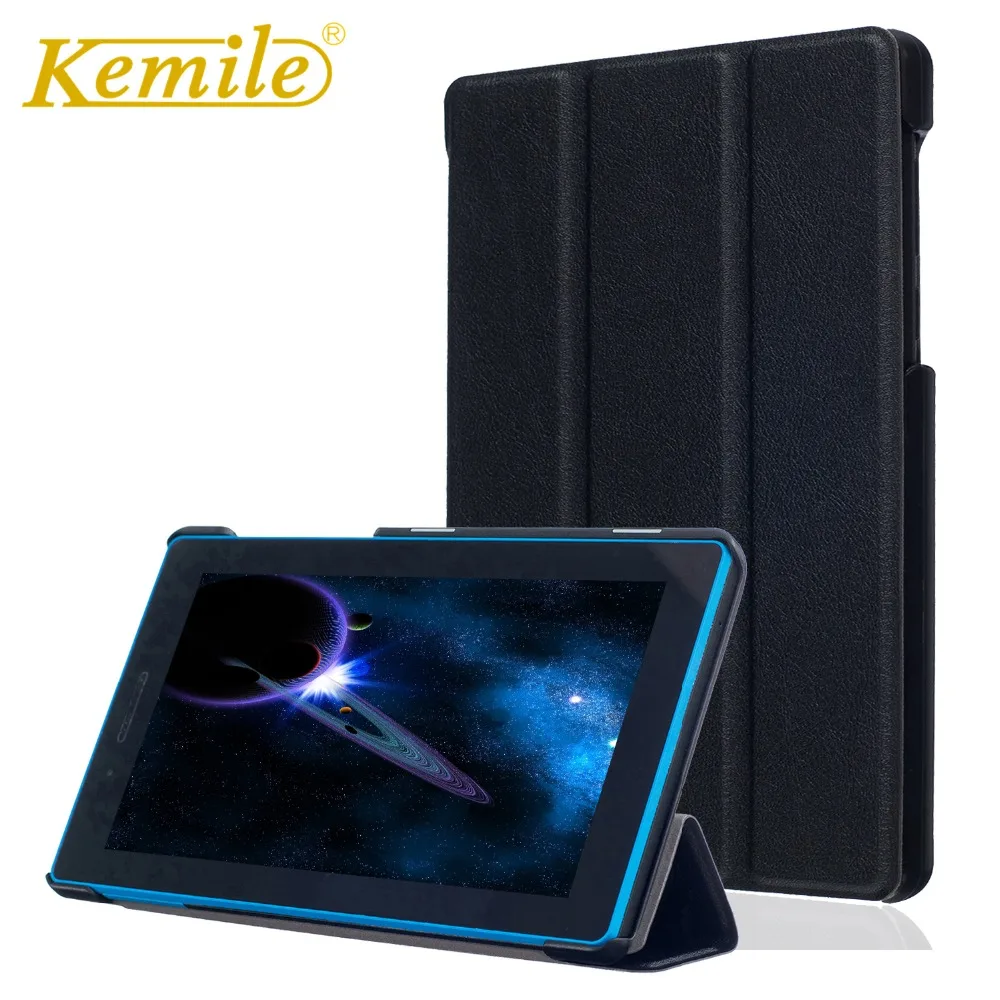 Kemile чехол для Lenovo Tab 3 7 TB3 730F ультра тонкий магнитный складной Флип PU lenovo Tab3