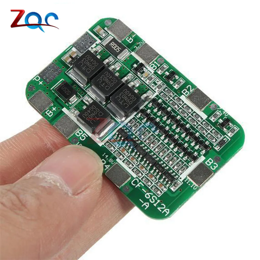 6S 15A 24V PCB BMS Защитная плата для 6 пакетов 18650 литий ионный литиевый аккумулятор