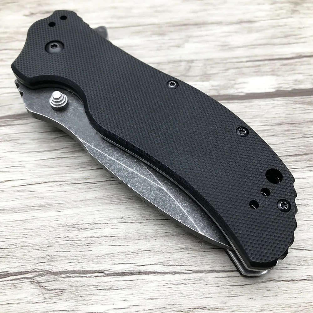 Складной тактический нож ZZSQ 0350BW G10 ручка подшипник карманный кемпинг охота