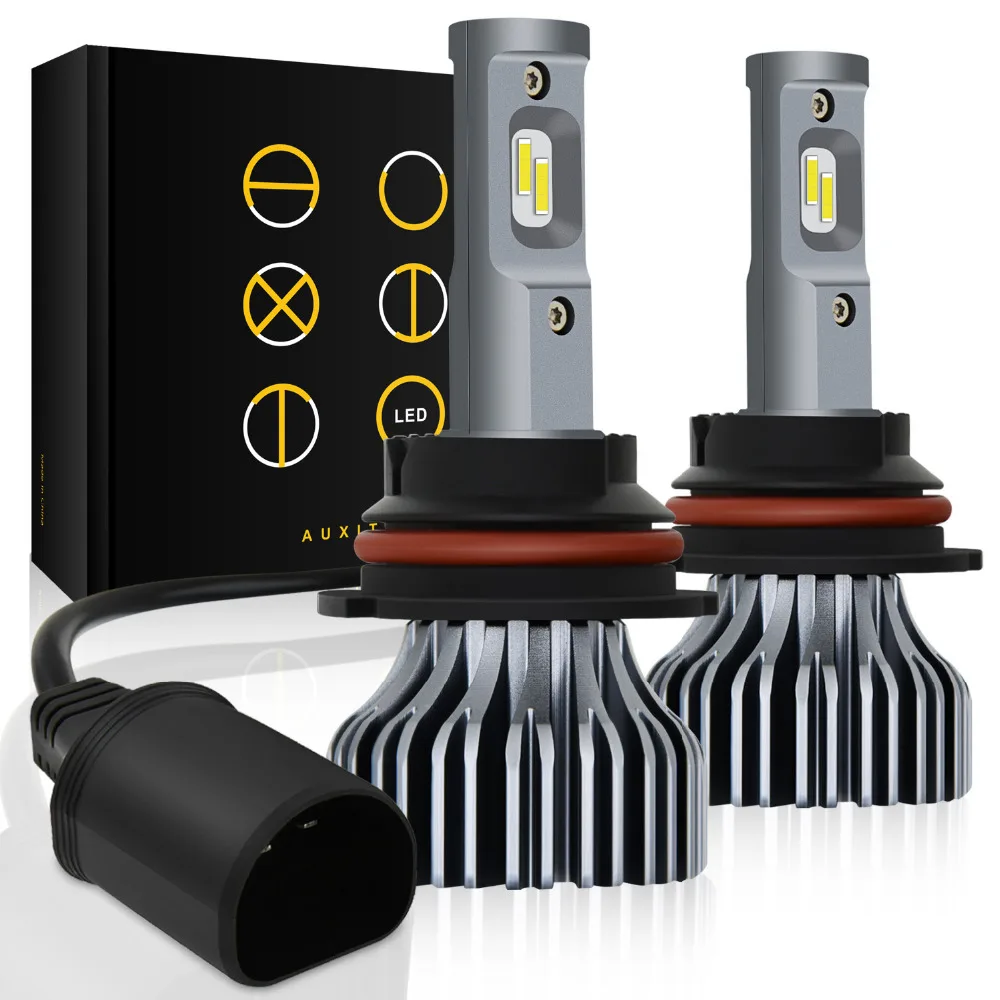 

2PCS H7 LED 9007/HB5 H4 H11 9005/HB3 9006/HB4 9000Lm Fanless Car led Headlight Bulbs Fog Lights White 6000K for BMW e46 e87 e36
