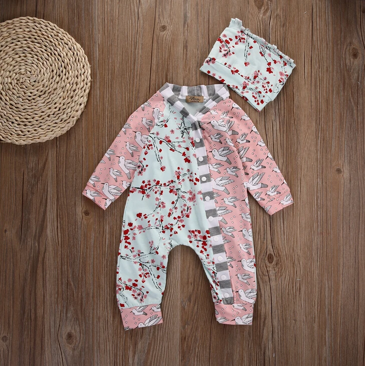 Floral Newborn Romper