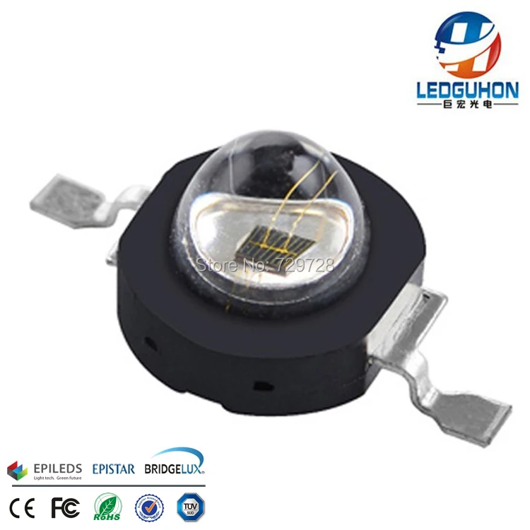 

60degrees lens angle 3W IR 850nm high power led