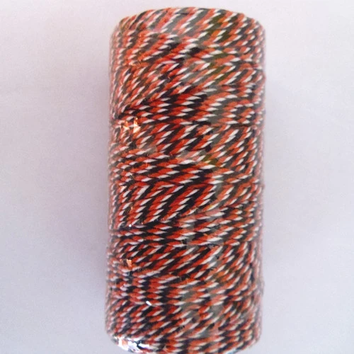 3 Spools (110yard/spool) Pick Colors Orange Black White Striped Bakers Twine  12ply,Halloween Packaging Cotton Twine,String,Cords - AliExpress