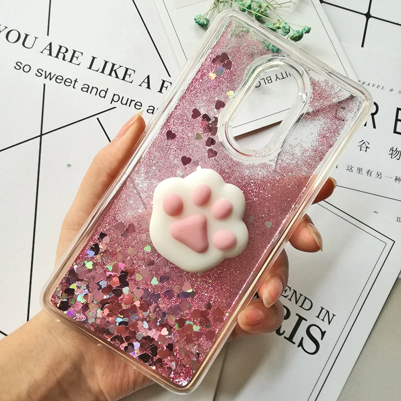 Cute 3D Squishy Cat Case For Xiaomi Redmi 5 5 plus 4X 4A 5A Note 5 pro 4 3 4X Luxury Glitter Quicksand Phone Case Redmi note 5A prime Cover (13)