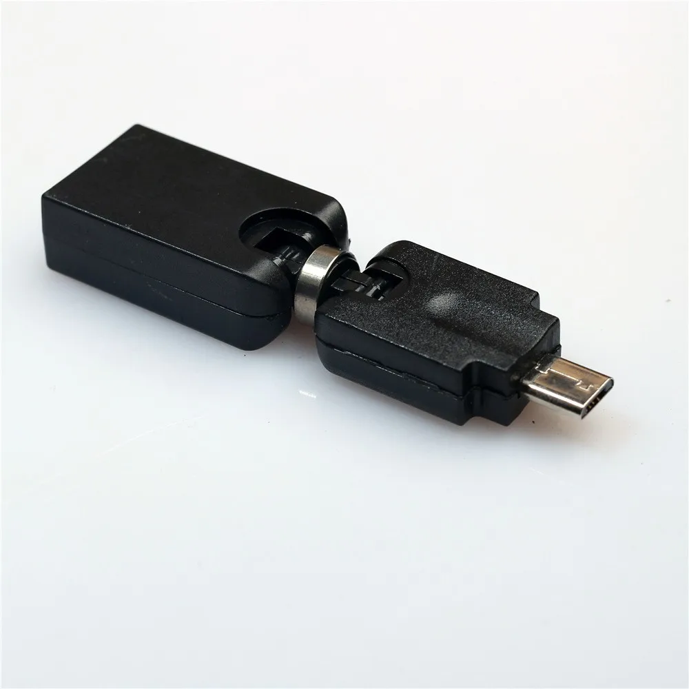 Гибкий Поворотный угол поворота на 360 градусов адаптер USB 2 0 A Мама микро/OTG