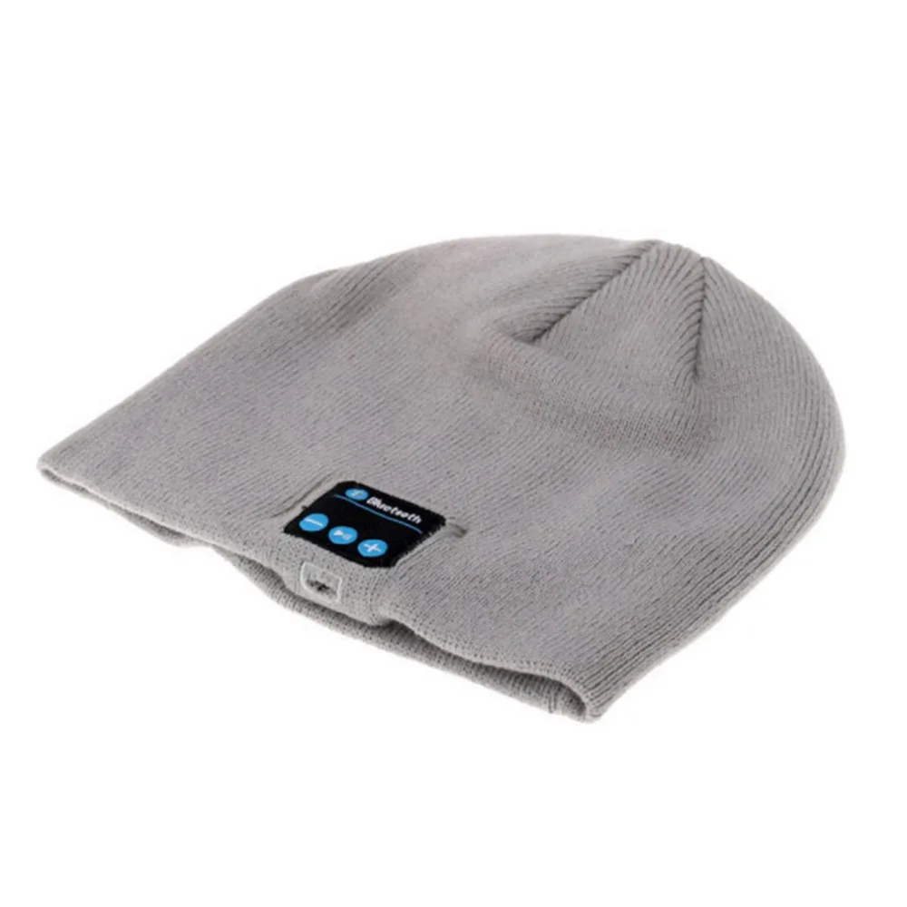 Теплая мягкая шапка Беспроводная bluetooth-шляпа Кепки гарнитура наушники Динамик Mic Bluetooth спортивная вязаная кепка Прямая поставка