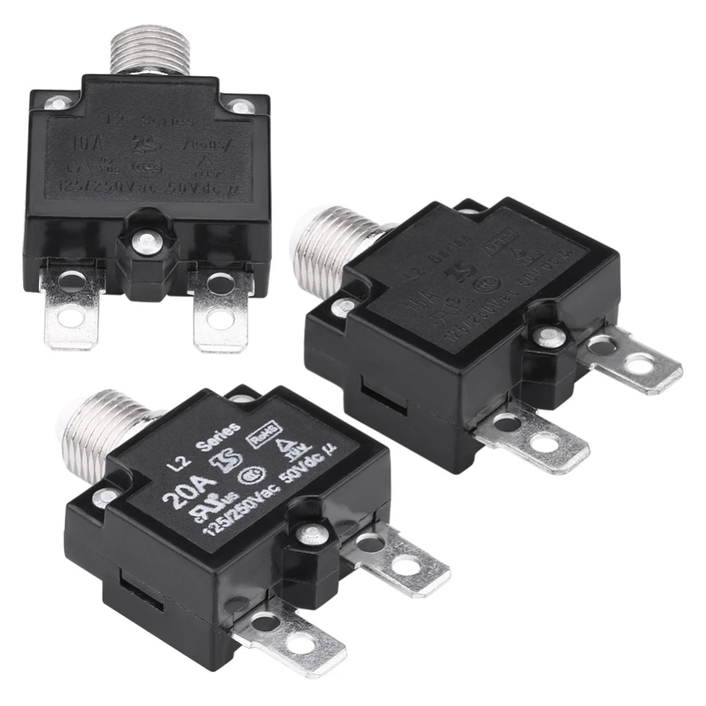 Safety Cut Out Circuit Breaker Push Button Switches 250v AC Other