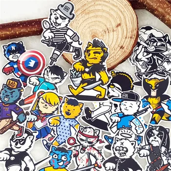 

34 Pcs Cute monk graffiti Stickers Diary Sticker Scrapbook Decoration Paper DIY Stickers School Office Supply kids toys