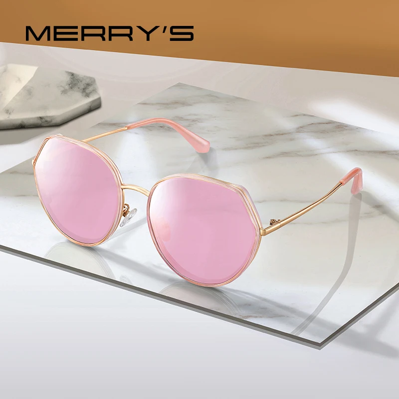 Женские трендовые солнцезащитные очки MERRY'S роскошные поляризационные с