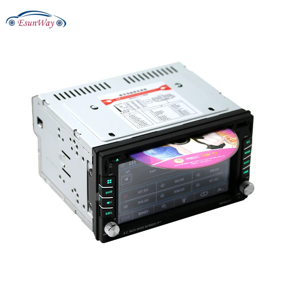 Универсальный автомобильный CD/DVD плеер с сенсорным экраном 2 Din 6 2|car touch screen|screen carcar