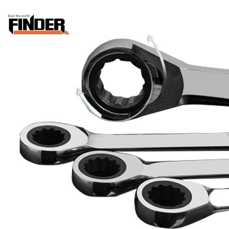 FINDER hardware tools one way ratchet wrenches open quick double offset