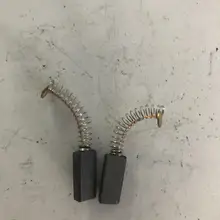 2 шт. 4x7x18 мм 0,1" x 0,27" x 0," Электрический мотор графитовые угольные щетки пружины и провода электроинструмент для автомобиля